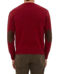 Aspesi Fair Isle Sweater Red