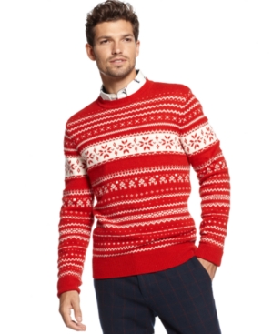 Tommy Sweater Barrginton Fair Sweater, $39 | Macy's | Lookastic