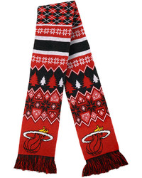 Forever Collectibles Miami Heat Christmas Sweater Scarf