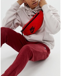 Nike Logo Bum Bag In Red Ba5750 634