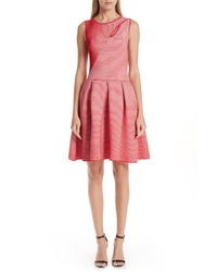 Emporio Armani Stripe Knit Jersey Dress