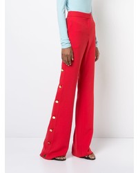 Prabal Gurung Button Embellished Bootcut Trousers