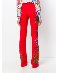 Etro Floral Print Flared Trousers