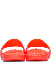 adidas by Stella McCartney Red Adissage Slide Sandals