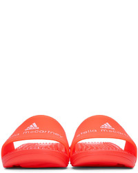 adidas by Stella McCartney Red Adissage Slide Sandals