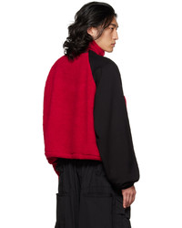 Spencer Badu Red Asymmetric Jacket