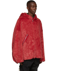 Mastermind World Red Faux  Jacket