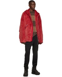 Mastermind World Red Faux  Jacket