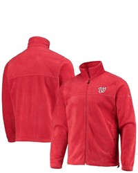 Columbia Red Washington Nationals Full Zip Flanker Jacket At Nordstrom