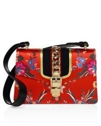 Gucci Sylvie Floral Jacquard Shoulder Bag