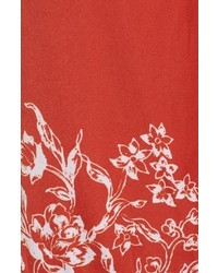 Tularosa Syrah Floral Print Cold Shoulder Top
