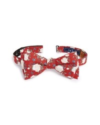 Red Floral Bow-tie