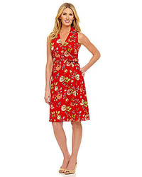 Pendleton Vista Ikat Floral Print Dress