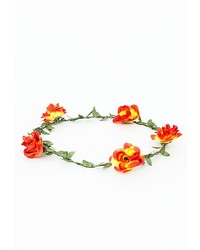 Missguided Lampke Red Floral Garland