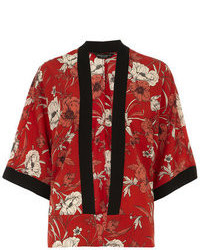 Dorothy Perkins Red Floral Kimono