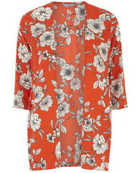 Dorothy Perkins Petite Floral Long Line Kimono