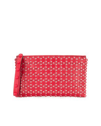 RED Valentino Studded Floral Clutch