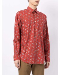 Paul Smith Floral Print Buttoned Up Shirt