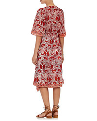 Natalie Martin Coco Floral Silk Midi Dress