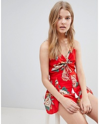 Love & Other Things Floral Cami Playsuit