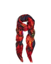Echo Photographic Floral Scarf