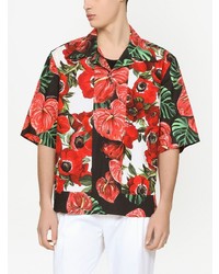 Dolce & Gabbana Floral Print Hawaii Shirt