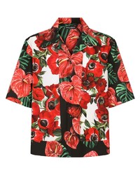 Dolce & Gabbana Floral Print Hawaii Shirt