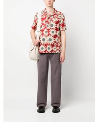Andersson Bell Floral Print Short Sleeved Shirt