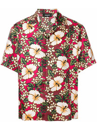 DSQUARED2 Hawaiian Floral Print Shirt