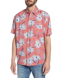 Faherty Hawaiian Print Sport Shirt