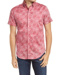 Robert Graham Knox Floral Short Sleeve Button Up Shirt