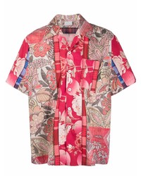 Pierre Louis Mascia Pierre Louis Mascia Floral Print Short Sleeve Shirt