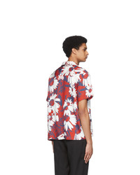 Saturdays Nyc Red And Blue Lyocell Canty Daisy Shirt