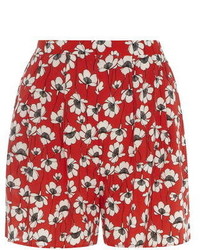 Dorothy Perkins Tall Red Floral Shorts