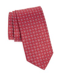 Eton Floral Silk Tie In Red At Nordstrom