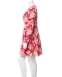 Saint Laurent Floral Print Dress
