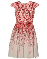Giambattista Valli Cap Sleeve Floral Dress