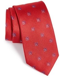 Nordstrom Shop Lovely Neat Floral Grid Silk Tie