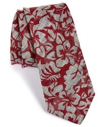 Wrk Floral Linen Tie