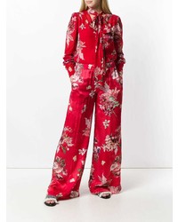 Twin-Set Wide Leg Floral Trousers