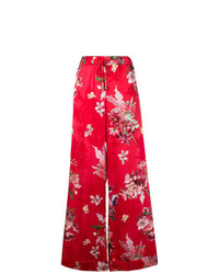 Twin-Set Wide Leg Floral Trousers
