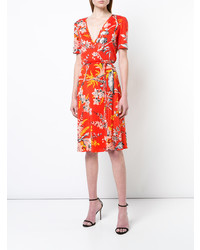 Dvf Diane Von Furstenberg Floral Wrap Dress