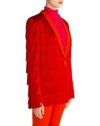 Stella McCartney Tia Wool Fringe Jacket