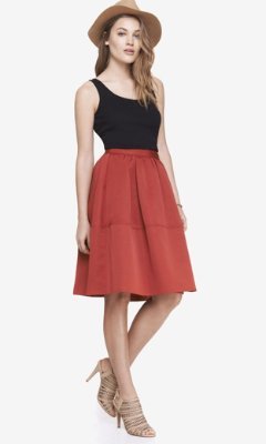 Express skirts outlet red