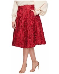 Unique Vintage Plus Size High Waist Greenwich Swing Skirt Skirt