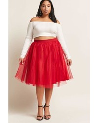 Forever 21 Plus Size Tulle Skirt