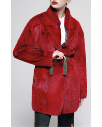 Mr Mrs Italy Mink Fur Wrap Jacket