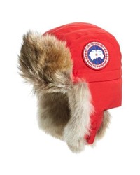 Canada Goose Aviator Hat With Genuine Coyote