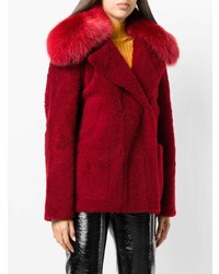 Yves Salomon Fox Fur Coat