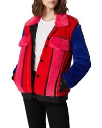 BLANKNYC Multicolor Faux Fur Jacket